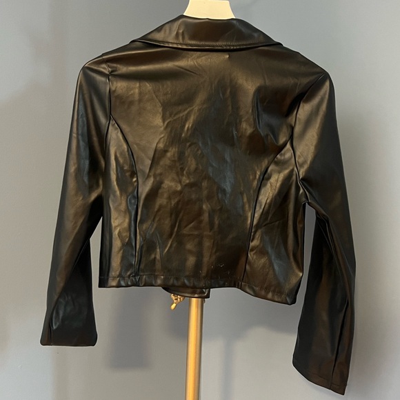 ⚡️Loved To Be Loved Pleather Girls Jacket Top - Picture 3 of 4